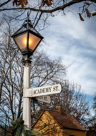 Academy St @ Main Old Salem NC