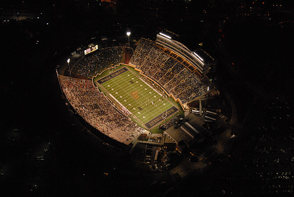 Groves Stadium - Night