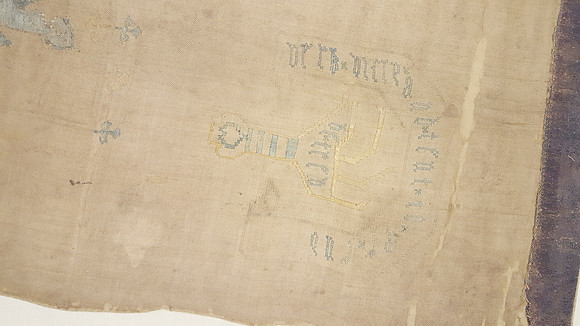 White Banner of Mackay at Nat. Museum of Scotland